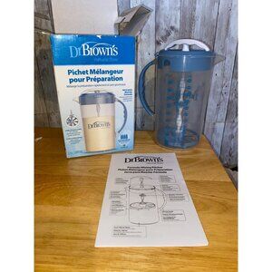 Dr. Browns Formula Mixing Pitcher 32 Oz/1000 Ml BPA-Free Plastic Blue